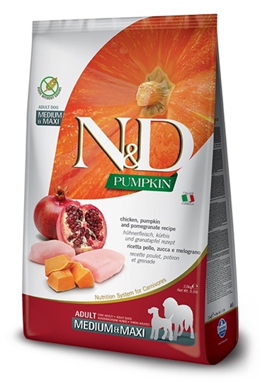 Picture of N&D MEDIUM/MAXI CHICKEN PUMPKIN 2.5Kgs